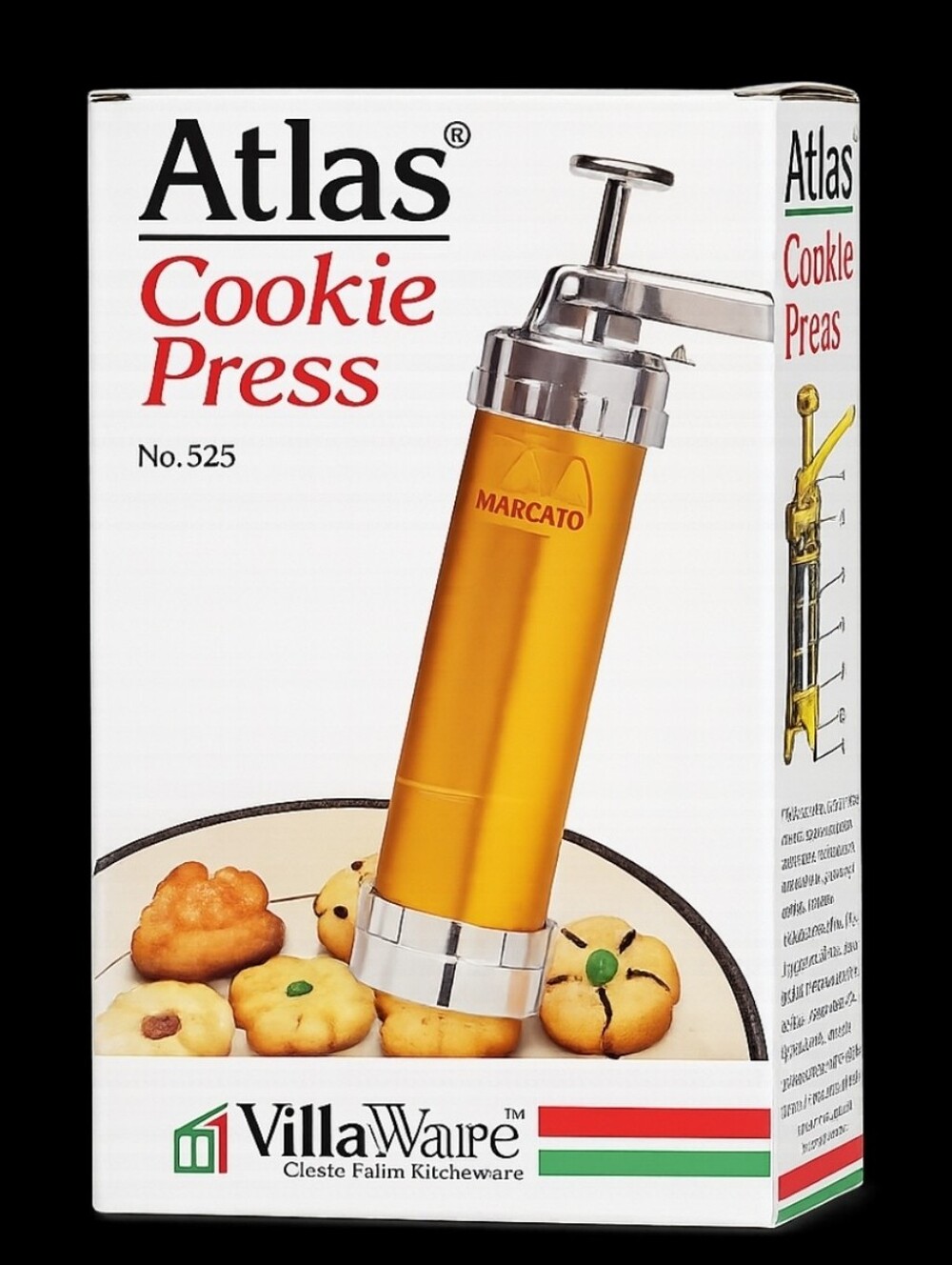 Marcato Atlas Cookie Press No. 525 New In Original Box
